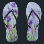 Claude Monet - Lila Irises / Iris Mauves Teenslippers<br><div class="desc">Lila Irises / Iris Mauves - Claude Monet,  1914-1917</div>