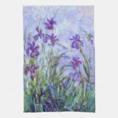 Claude Monet - Lila Irises / Iris Mauves Theedoek (Verticaal)