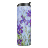Claude Monet - Lila Irises / Iris Mauves Thermosbeker (Gedraaid links)