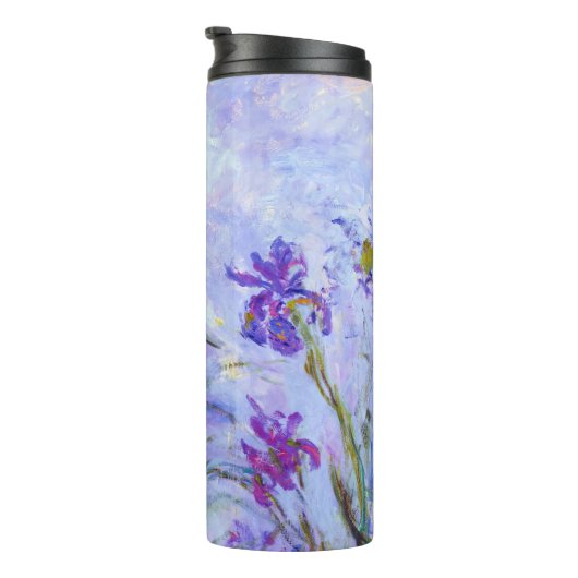 Claude Monet - Lila Irises / Iris Mauves Thermosbeker (Geroteerd rechts)