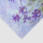 Claude Monet - Lila Irises / Iris Mauves Tissuepapier (Detail)