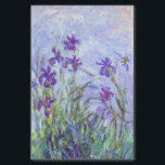 Claude Monet - Lila Irises / Iris Mauves Tissuepapier<br><div class="desc">Lila Irises / Iris Mauves - Claude Monet,  1914-1917</div>