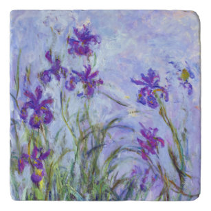 Claude Monet - Lila Irises / Iris Mauves Trivet
