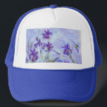 Claude Monet - Lila Irises / Iris Mauves Trucker Pet<br><div class="desc">Lila Irises / Iris Mauves - Claude Monet,  1914-1917</div>