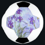 Claude Monet - Lila Irises / Iris Mauves Voetbal<br><div class="desc">Lila Irises / Iris Mauves - Claude Monet,  1914-1917</div>