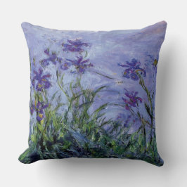 Claude Monet Lila Irises Kussen