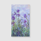 Claude Monet - Lila Irises Magnetische Kaart (Voorkant)