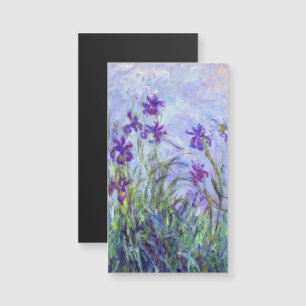 Claude Monet - Lila Irises Magnetische Kaart