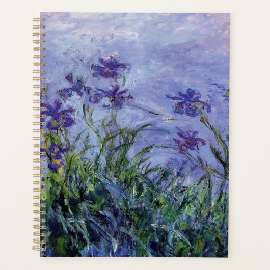 Claude Monet Lila Irises Planner (Voorkant)