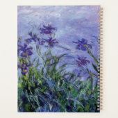 Claude Monet Lila Irises Planner (Achterkant)