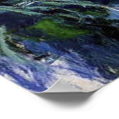 Claude Monet Lila Irises Poster (Hoek)