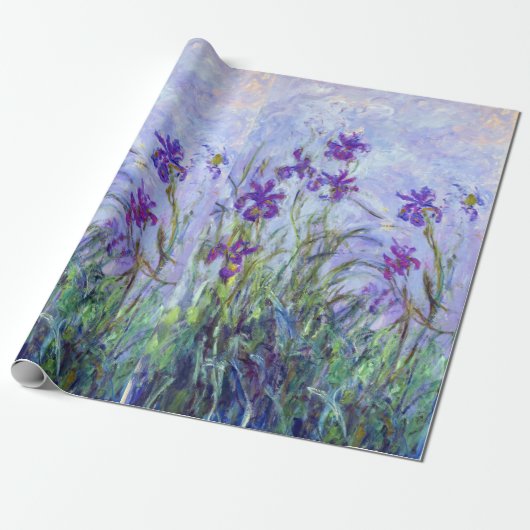 Claude Monet - Lila Irissen / Iris Mauves Cadeaupapier (Uitgerold)