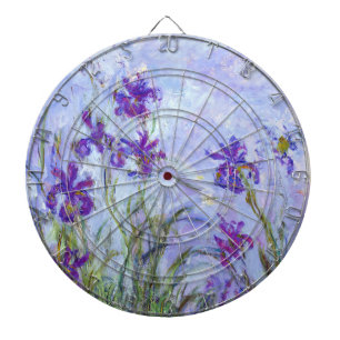 Claude Monet - Lila Irissen / Iris Mauves Dartbord