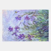 Claude Monet - Lila Irissen / Iris Mauves Inpakpapier Vel (Voorkant 3)