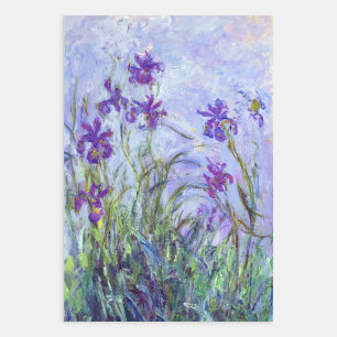Claude Monet - Lila Irissen / Iris Mauves Inpakpapier Vel