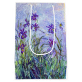 Claude Monet - Lila Irissen / Iris Mauves Medium Cadeauzakje (Achterkant)
