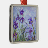 Claude Monet - Lila Irissen / Iris Mauves Metalen Ornament (Rechts)