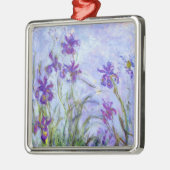 Claude Monet - Lila Irissen / Iris Mauves Metalen Ornament (Links)