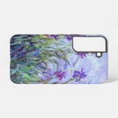 Claude Monet - Lila Irissen / Iris Mauves Samsung Galaxy Hoesje (Achterkant horizontaal)