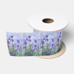 Claude Monet - Lila Irissen / Iris Mauves Satijnen Lint