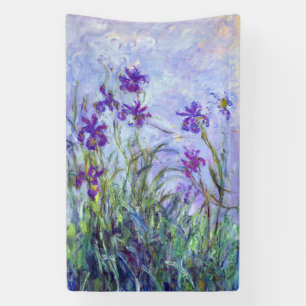 Claude Monet - Lila Irissen / Iris Mauves Spandoek