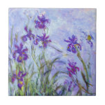 Claude Monet - Lila irissen / Iris Mauves Tegeltje<br><div class="desc">Lila irissen / Iris Mauves - Claude Monet,  1914-1917</div>