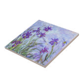 Claude Monet - Lila irissen / Iris Mauves Tegeltje (Zijkant)