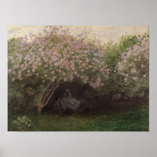Claude Monet   Lilacs, Grey Weather, 1872 Poster