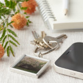Claude Monet | Lilacs, Grey Weather, 1872 Sleutelhanger (Zijkant)