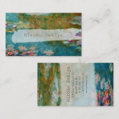 Claude Monet, Lily Pond bij Giverny Visitekaartje (Voorkant / Achterkant)