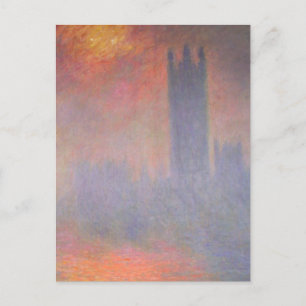 Claude Monet London Houses of Parliament Briefkaart