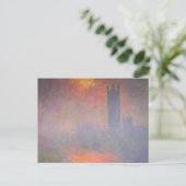 Claude Monet London Houses of Parliament Briefkaart (Staand voorkant)