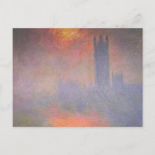Claude Monet London Houses of Parliament Briefkaart