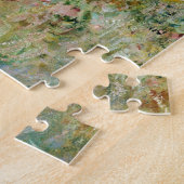 Claude Monet loopt over de Cliff in Pourville Legpuzzel (Zijkant)