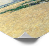 Claude Monet - Low Tide in Varengeville Poster (Hoek)