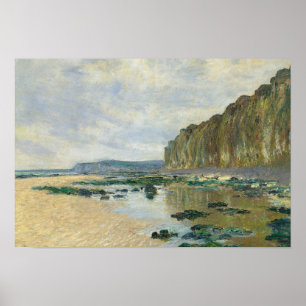 Claude Monet - Low Tide in Varengeville Poster