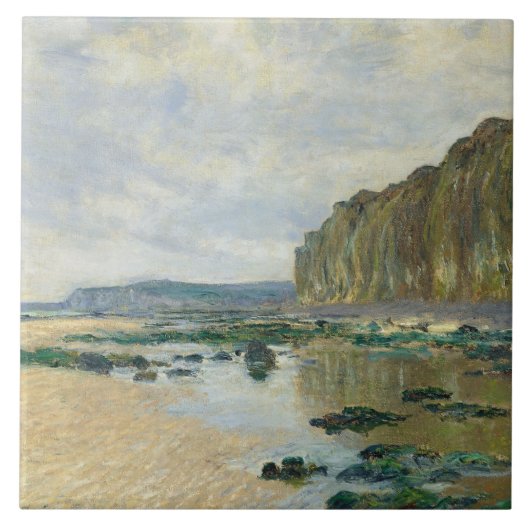 Claude Monet - Low Tide in Varengeville Tegeltje (Voorkant)