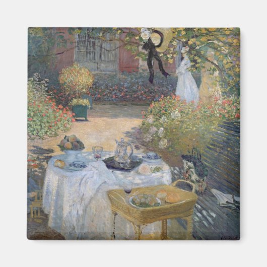 Claude Monet | Luncheon: Argentijnse tuin van Mone Magneet (Voorkant)
