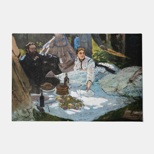 Claude Monet - Luncheon op het gras, rechterpaneel Deurmat (Voorkant)