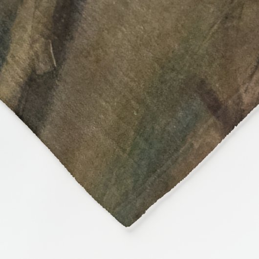 Claude Monet - Luncheon op het gras, rechterpaneel Fleece Deken (Hoek)