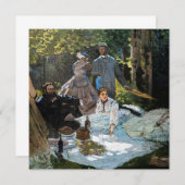 Claude Monet - Luncheon op het gras, rechterpaneel Kaart (Voorkant / Achterkant)