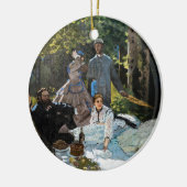 Claude Monet - Luncheon op het gras, rechterpaneel Keramisch Ornament (Links)