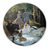 Claude Monet - Luncheon op het gras, rechterpaneel Keramische Knop (Voorkant)