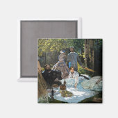 Claude Monet - Luncheon op het gras, rechterpaneel Magneet (Voorkant / Achterkant)