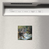 Claude Monet - Luncheon op het gras, rechterpaneel Magneet (Insitu (Vaatwasser))