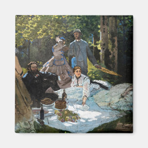 Claude Monet - Luncheon op het gras, rechterpaneel Magneet