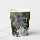 Claude Monet - Luncheon op het gras, rechterpaneel Papieren Bekers (Achterkant)