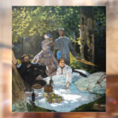 Claude Monet - Luncheon op het gras, rechterpaneel Raamsticker (Vel 2)