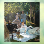 Claude Monet - Luncheon op het gras, rechterpaneel Raamsticker (Vel 3)
