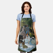 Claude Monet - Luncheon op het gras, rechterpaneel Schort (Gedragen)